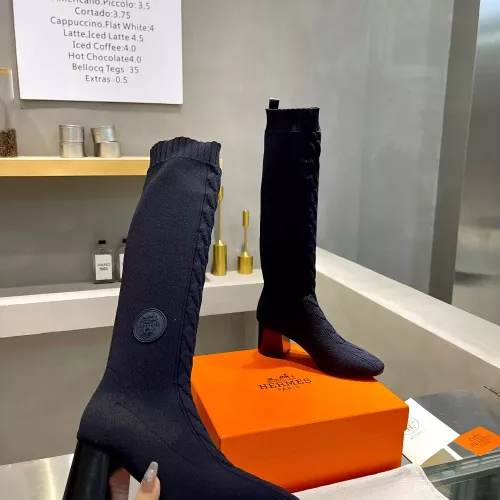 Replica Hermes Boots For Women #1377874 $105.00 USD for Wholesale