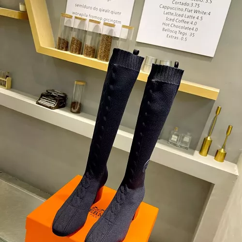 Replica Hermes Boots For Women #1377874 $105.00 USD for Wholesale