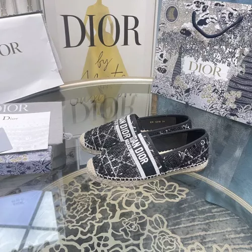 Christian Dior Flat Shoes For Women #1377885 $85.00 USD, Wholesale Replica Christian Dior Flat Shoes
