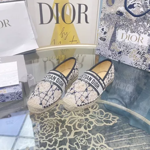 Christian Dior Flat Shoes For Women #1377886 $85.00 USD, Wholesale Replica Christian Dior Flat Shoes