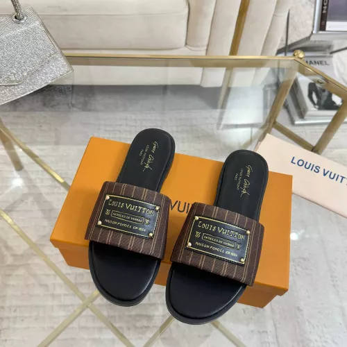 Louis Vuitton Slippers For Women #1377928 $82.00 USD, Wholesale Replica Louis Vuitton Slippers