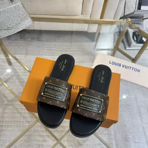 Louis Vuitton Slippers For Women #1377929 $82.00 USD, Wholesale Replica Louis Vuitton Slippers