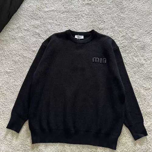MIU MIU Sweaters Long Sleeved For Unisex #1377957 $88.00 USD, Wholesale Replica MIU MIU Sweaters