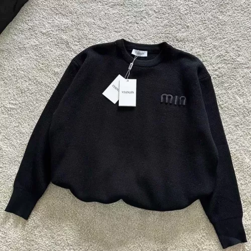 Replica MIU MIU Sweaters Long Sleeved For Unisex #1377957 $88.00 USD for Wholesale