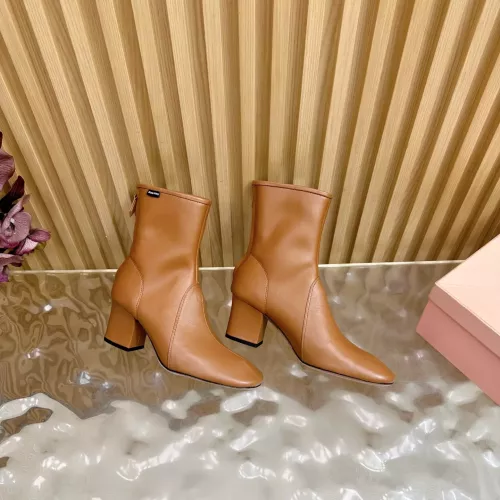 Replica MIU MIU Boots For Women #1377995 $115.00 USD for Wholesale