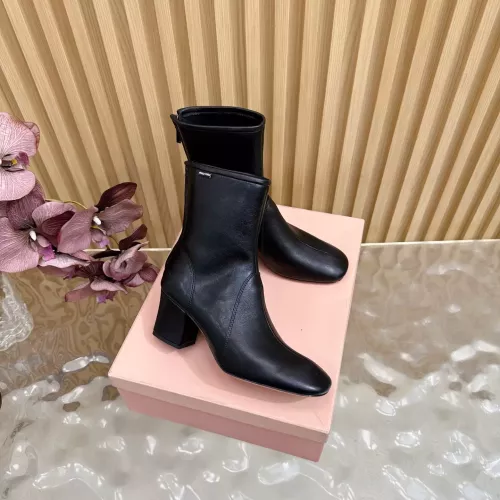 Replica MIU MIU Boots For Women #1377997 $115.00 USD for Wholesale