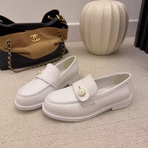 Chanel Leather Shoes For Women #1378011 $112.00 USD, Wholesale Replica Chanel Leather Shoes