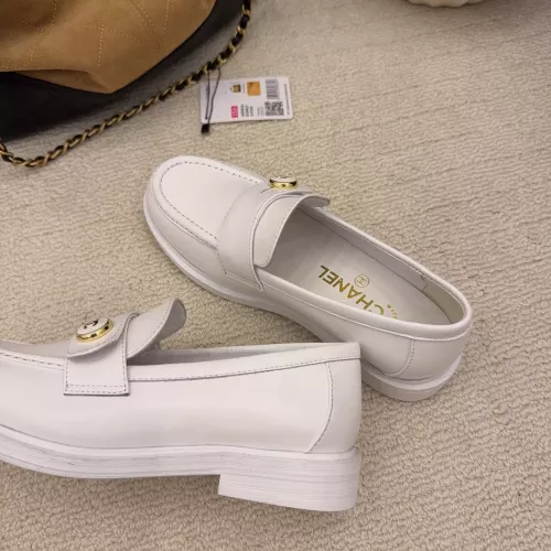 Replica Chanel Leather Shoes For Women #1378011 $112.00 USD for Wholesale