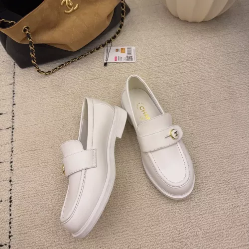Replica Chanel Leather Shoes For Women #1378011 $112.00 USD for Wholesale