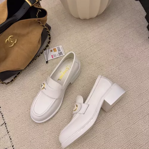 Replica Chanel Leather Shoes For Women #1378012 $112.00 USD for Wholesale