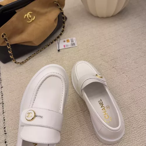 Replica Chanel Leather Shoes For Women #1378012 $112.00 USD for Wholesale