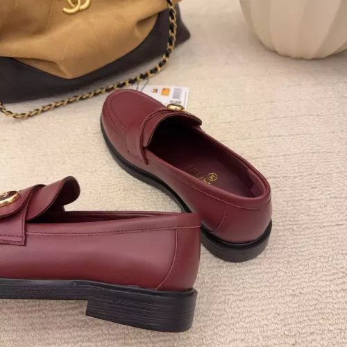 Replica Chanel Leather Shoes For Women #1378013 $112.00 USD for Wholesale