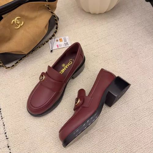 Replica Chanel Leather Shoes For Women #1378014 $112.00 USD for Wholesale