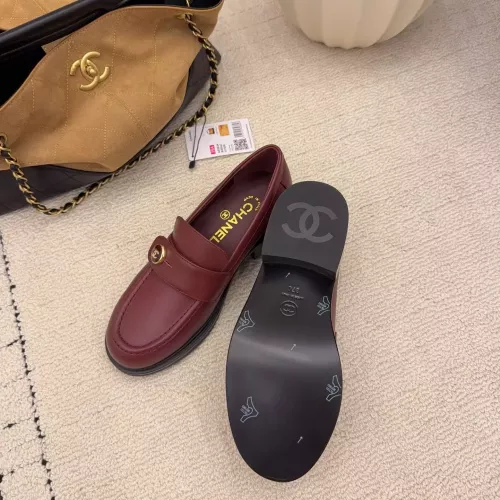Replica Chanel Leather Shoes For Women #1378014 $112.00 USD for Wholesale
