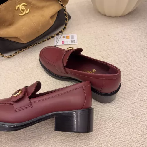 Replica Chanel Leather Shoes For Women #1378014 $112.00 USD for Wholesale