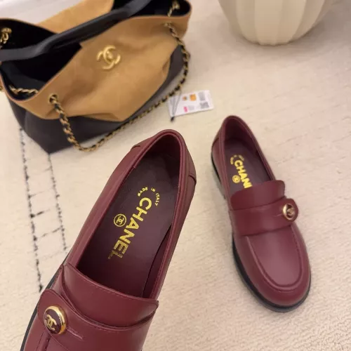 Replica Chanel Leather Shoes For Women #1378014 $112.00 USD for Wholesale