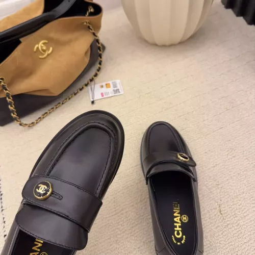 Replica Chanel Leather Shoes For Women #1378015 $112.00 USD for Wholesale