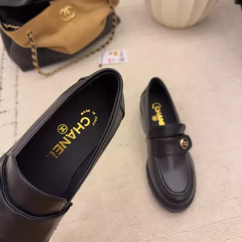 Replica Chanel Leather Shoes For Women #1378016 $112.00 USD for Wholesale