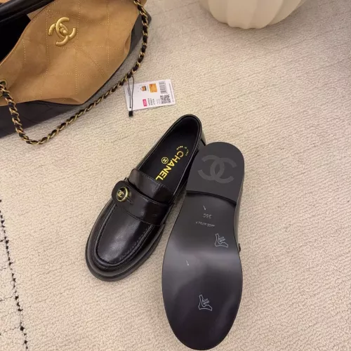 Replica Chanel Leather Shoes For Women #1378017 $112.00 USD for Wholesale