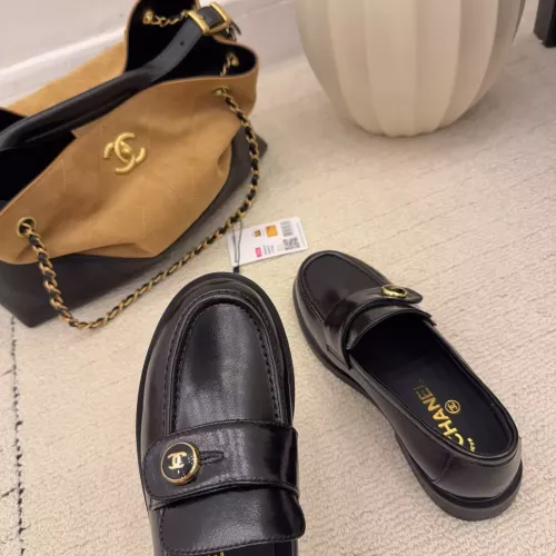 Replica Chanel Leather Shoes For Women #1378017 $112.00 USD for Wholesale