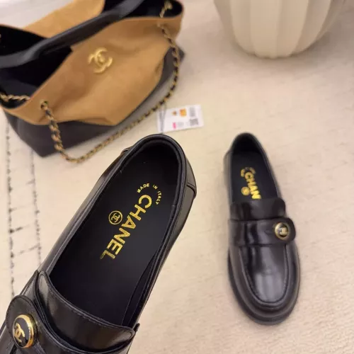 Replica Chanel Leather Shoes For Women #1378017 $112.00 USD for Wholesale