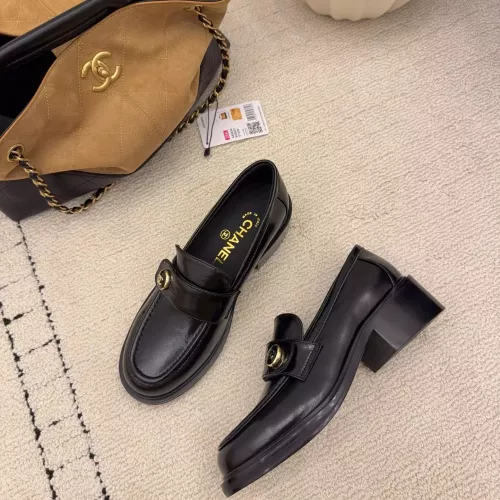 Replica Chanel Leather Shoes For Women #1378018 $112.00 USD for Wholesale