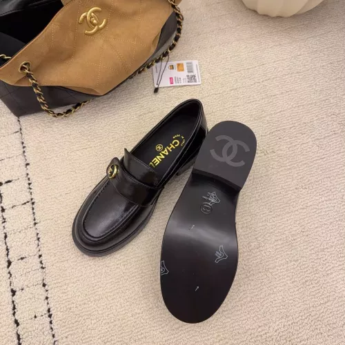 Replica Chanel Leather Shoes For Women #1378018 $112.00 USD for Wholesale