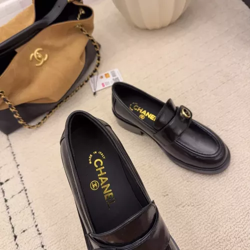 Replica Chanel Leather Shoes For Women #1378018 $112.00 USD for Wholesale