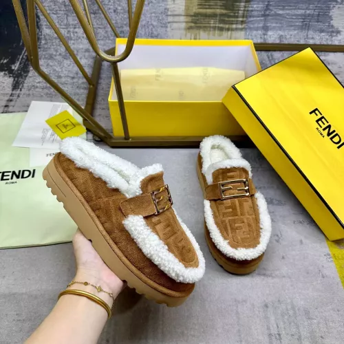 Fendi Slippers For Women #1378053 $100.00 USD, Wholesale Replica Fendi Slippers