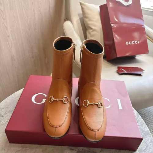 Replica Gucci Boots For Women #1378063 $135.00 USD for Wholesale