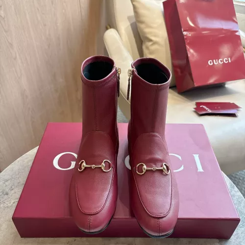 Replica Gucci Boots For Women #1378064 $135.00 USD for Wholesale