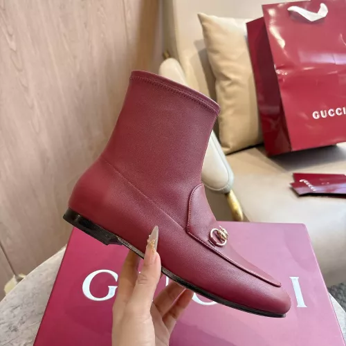 Replica Gucci Boots For Women #1378064 $135.00 USD for Wholesale
