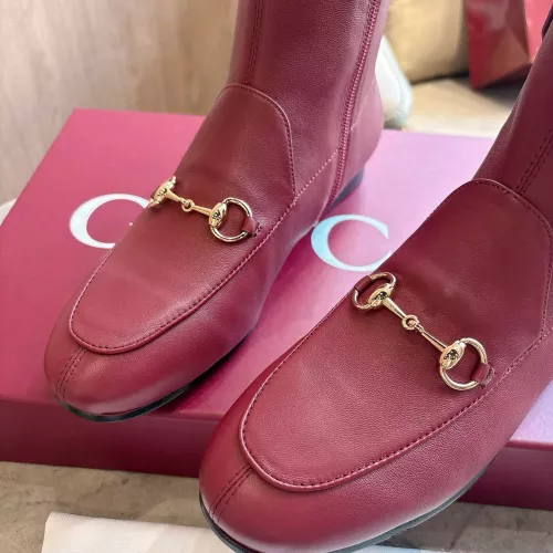Replica Gucci Boots For Women #1378064 $135.00 USD for Wholesale