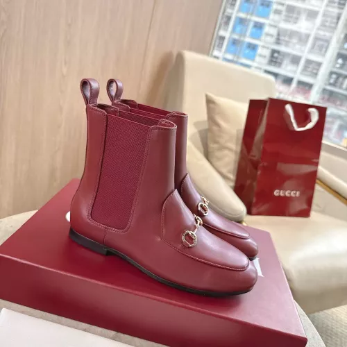 Replica Gucci Boots For Women #1378072 $132.00 USD for Wholesale