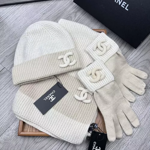 Replica Chanel Hat and Scarf and Glove Set #1378218 $72.00 USD for Wholesale
