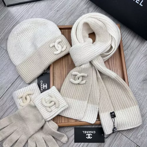 Replica Chanel Hat and Scarf and Glove Set #1378218 $72.00 USD for Wholesale