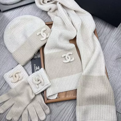 Replica Chanel Hat and Scarf and Glove Set #1378218 $72.00 USD for Wholesale
