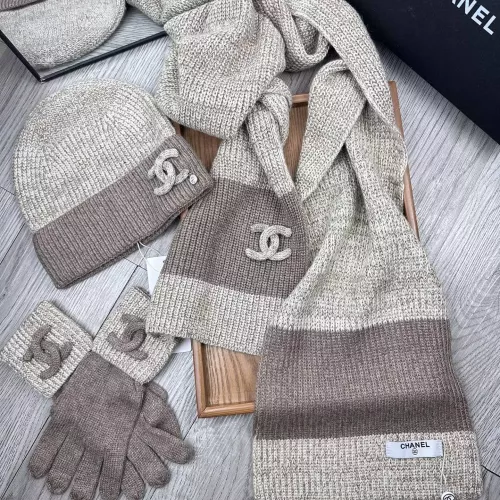 Replica Chanel Hat and Scarf and Glove Set #1378219 $72.00 USD for Wholesale