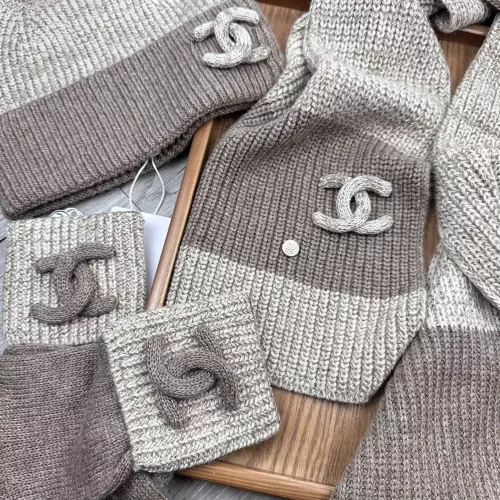 Replica Chanel Hat and Scarf and Glove Set #1378219 $72.00 USD for Wholesale