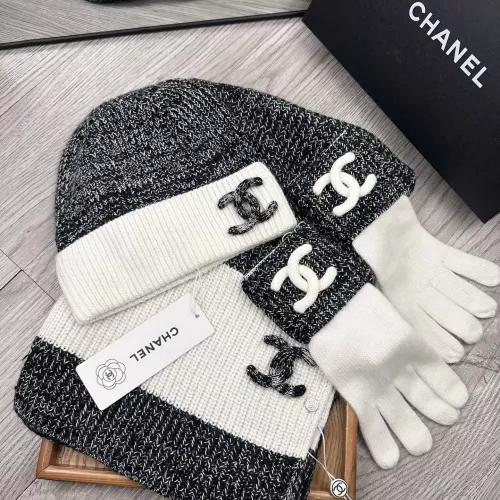 Replica Chanel Hat and Scarf and Glove Set #1378220 $72.00 USD for Wholesale
