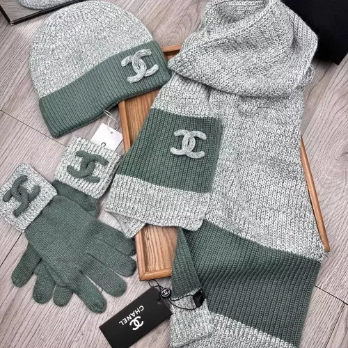 Replica Chanel Hat and Scarf and Glove Set #1378221 $72.00 USD for Wholesale