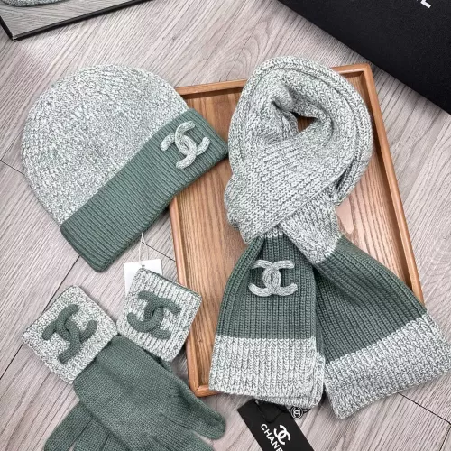 Replica Chanel Hat and Scarf and Glove Set #1378221 $72.00 USD for Wholesale
