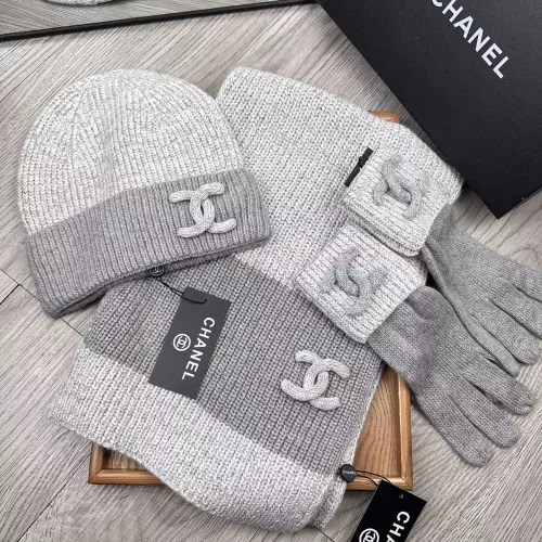 Replica Chanel Hat and Scarf and Glove Set #1378222 $72.00 USD for Wholesale