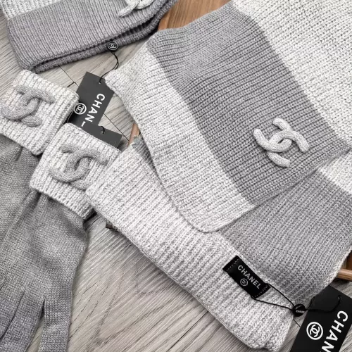 Replica Chanel Hat and Scarf and Glove Set #1378222 $72.00 USD for Wholesale