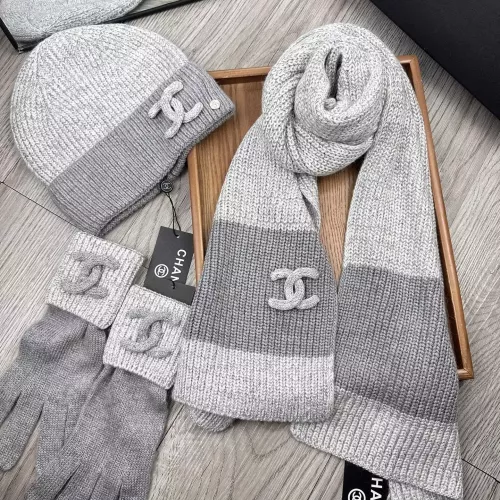 Replica Chanel Hat and Scarf and Glove Set #1378222 $72.00 USD for Wholesale