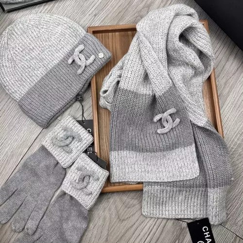 Replica Chanel Hat and Scarf and Glove Set #1378222 $72.00 USD for Wholesale