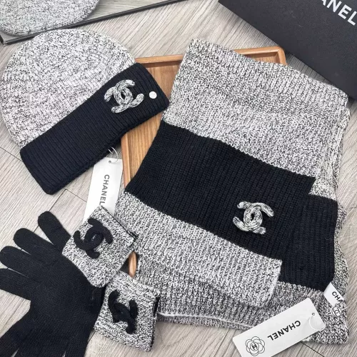 Replica Chanel Hat and Scarf and Glove Set #1378223 $72.00 USD for Wholesale