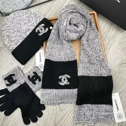 Replica Chanel Hat and Scarf and Glove Set #1378223 $72.00 USD for Wholesale
