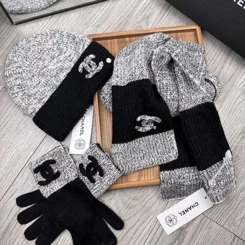 Replica Chanel Hat and Scarf and Glove Set #1378223 $72.00 USD for Wholesale