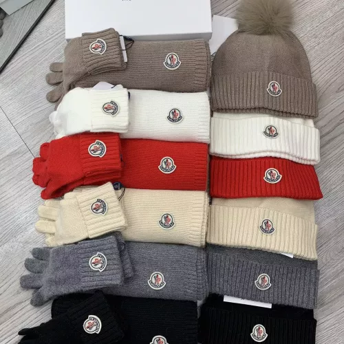 Replica Moncler Hat and Scarf and Glove Set #1378227 $76.00 USD for Wholesale